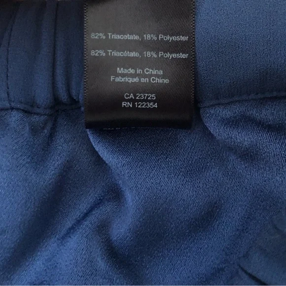 SOLD - Aritzia Babaton Dexter Pull-On Tuxedo Dress Pants Blue Size Medium - Picture 8 of 14